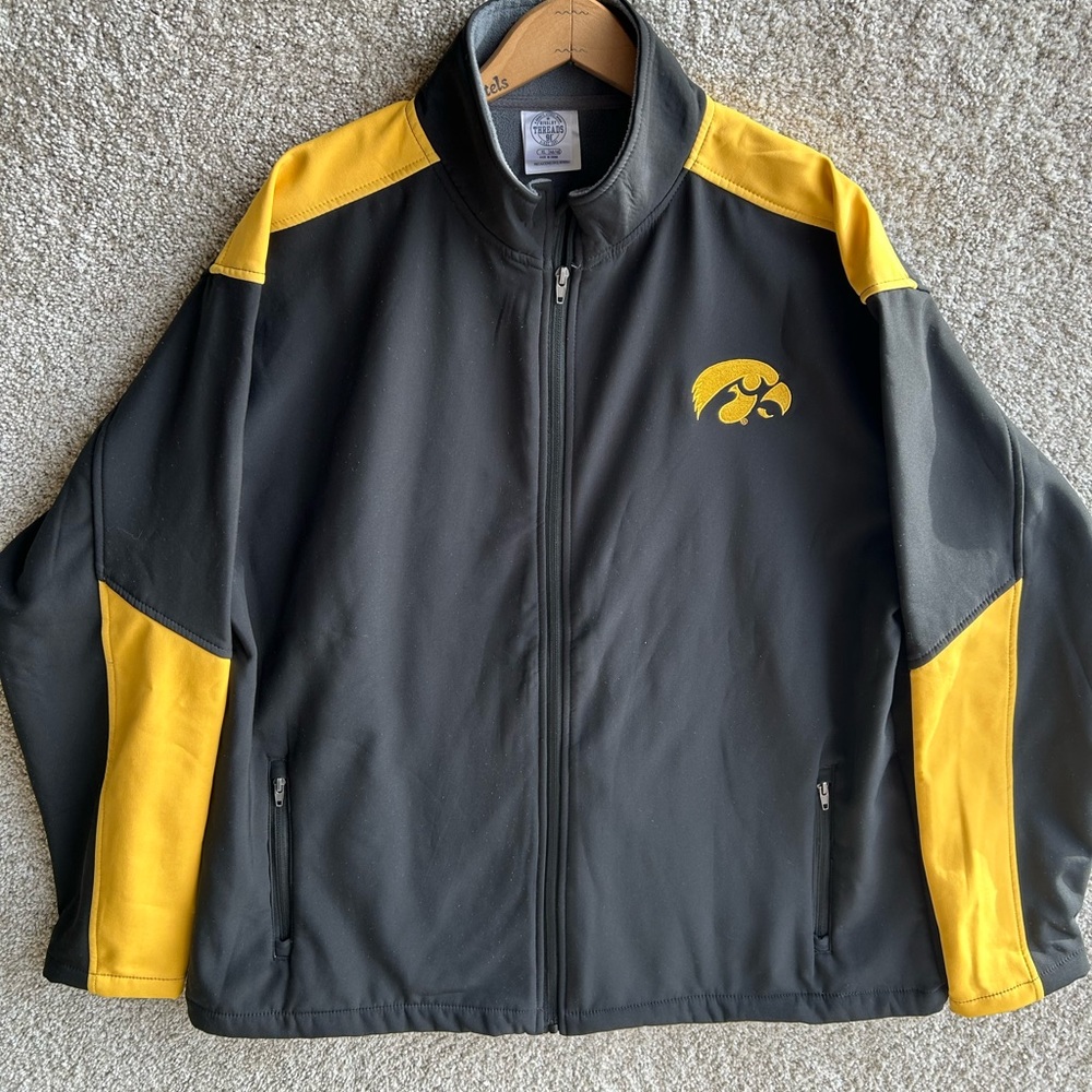 Rivalry Threads 91 Iowa Hawkeyes Men Fleece Lined Jacket Size XL